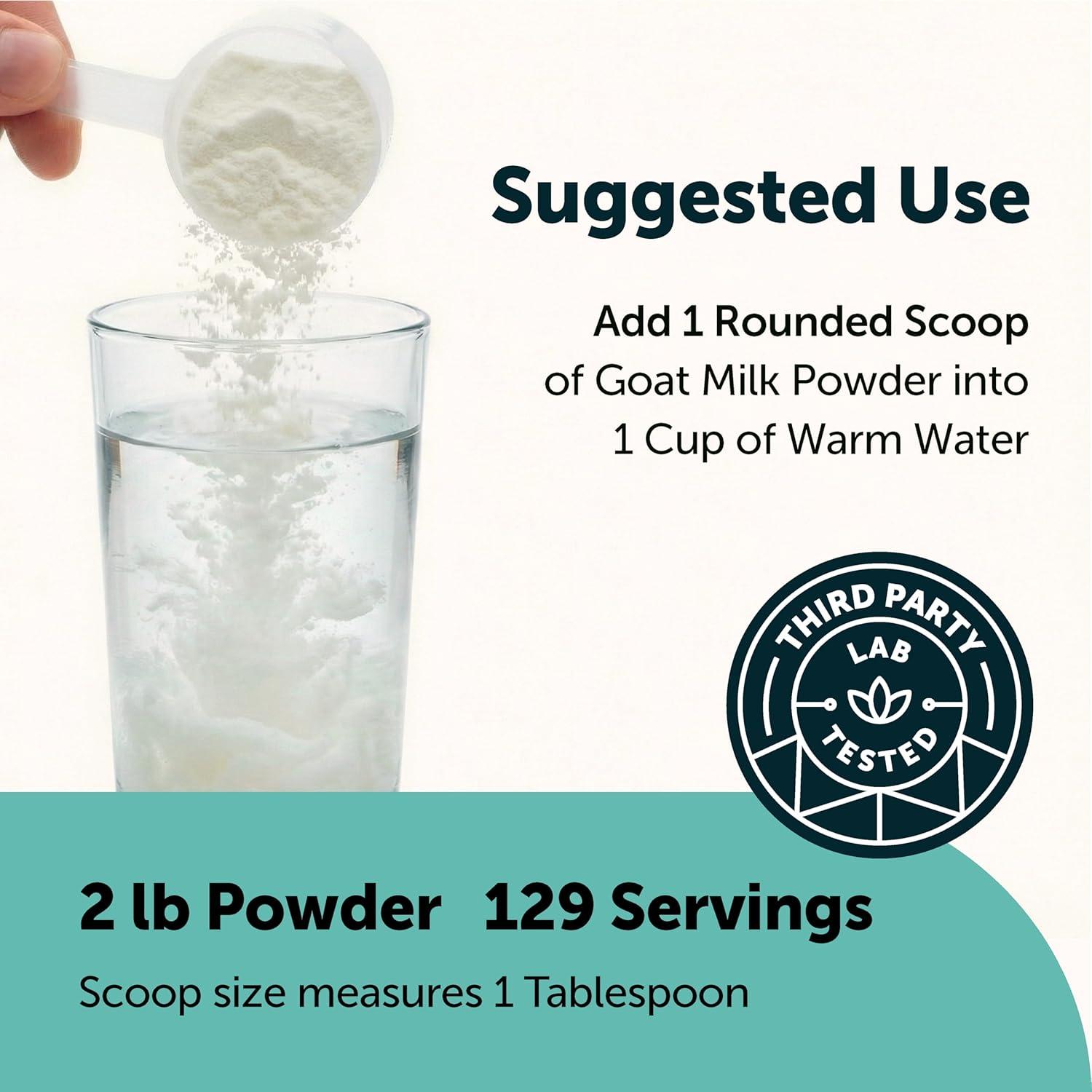 image:imageMicro Ingredients Goat Milk Powder 2 lb 907 g Single Ingredient Powdered Goat Milk Smooth amp Creamy for Coffee Drinks amp Recipes NonGMO Gluten Free2 Pound Pack of 1
