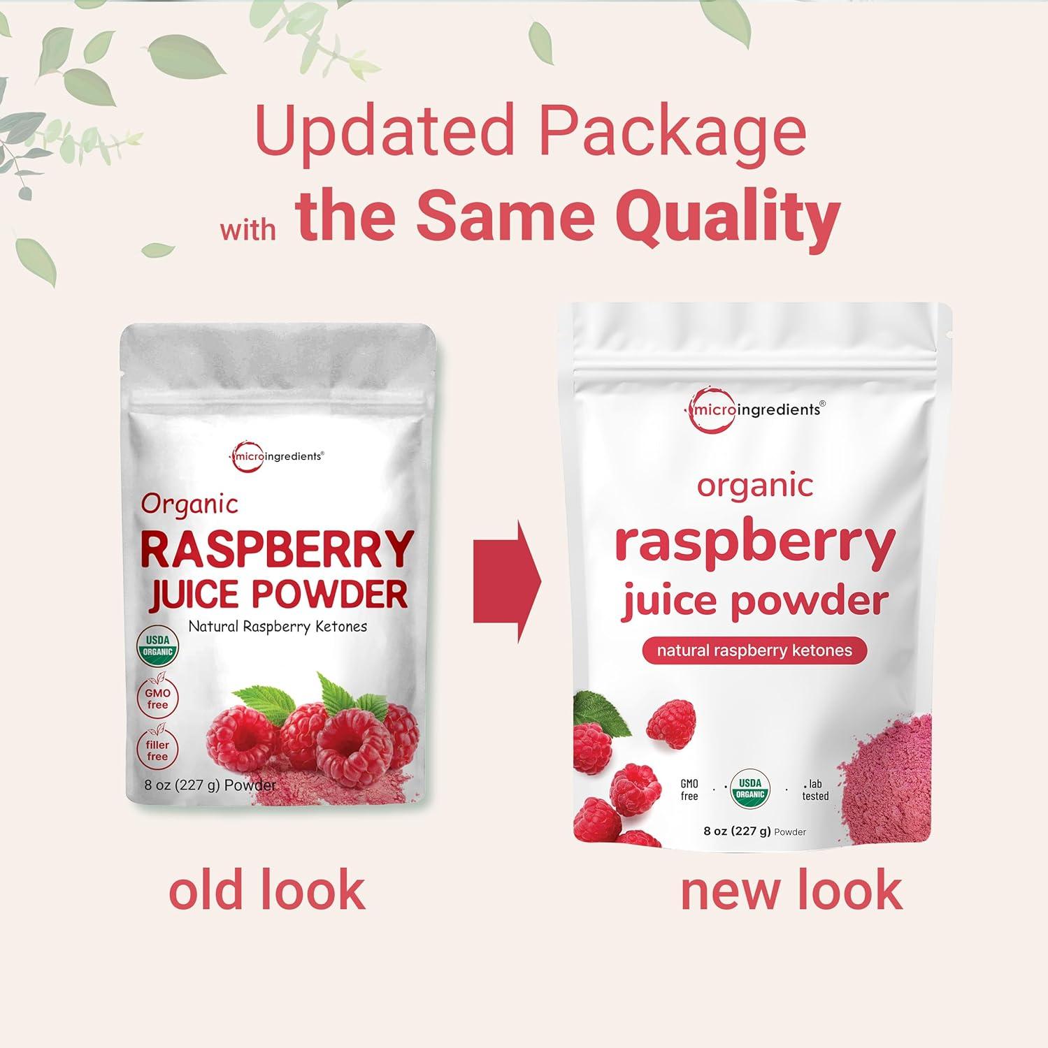 image:imageOrganic Raspberry Juice powder 8oz 100 Natural Fruit Powder FreezeDried Raspberries Source No Sugar amp Additives Great Flavor for Drinks Smoothie amp Beverages NonGMO amp Vegan Friendly