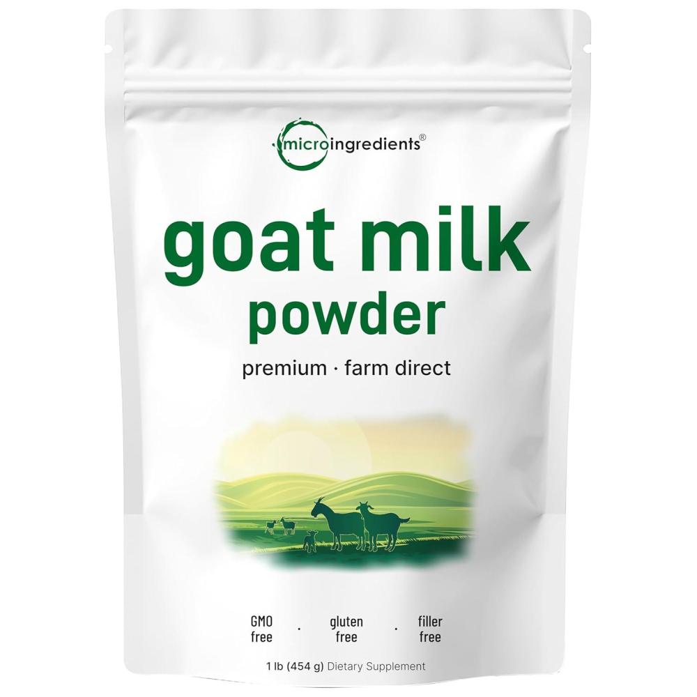 image:imageMicro Ingredients Goat Milk Powder 2 lb 907 g  Single Ingredient Powdered Goat Milk  Smooth amp Creamy for Coffee Drinks amp Recipes  NonGMO Gluten Free16 Ounce Pack of 1