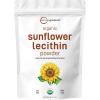 image:imageOrganic Sunflower Lecithin Powder 1 Pound Sustainable Farmed Cold Pressed Rich in Phosphatidyl Choline and Protein Making Liposomal Vitamin C Lactation Supplement NonGMO