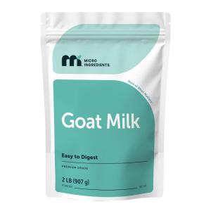 Micro Ingredients Goat Milk Powder 2 lb (907 g) | Single Ingredient Powdered Goat Milk | Smooth & Creamy for Coffee, Drinks, & Recipes | Non-GMO, Gluten Free(2 Pound (Pack of 1))