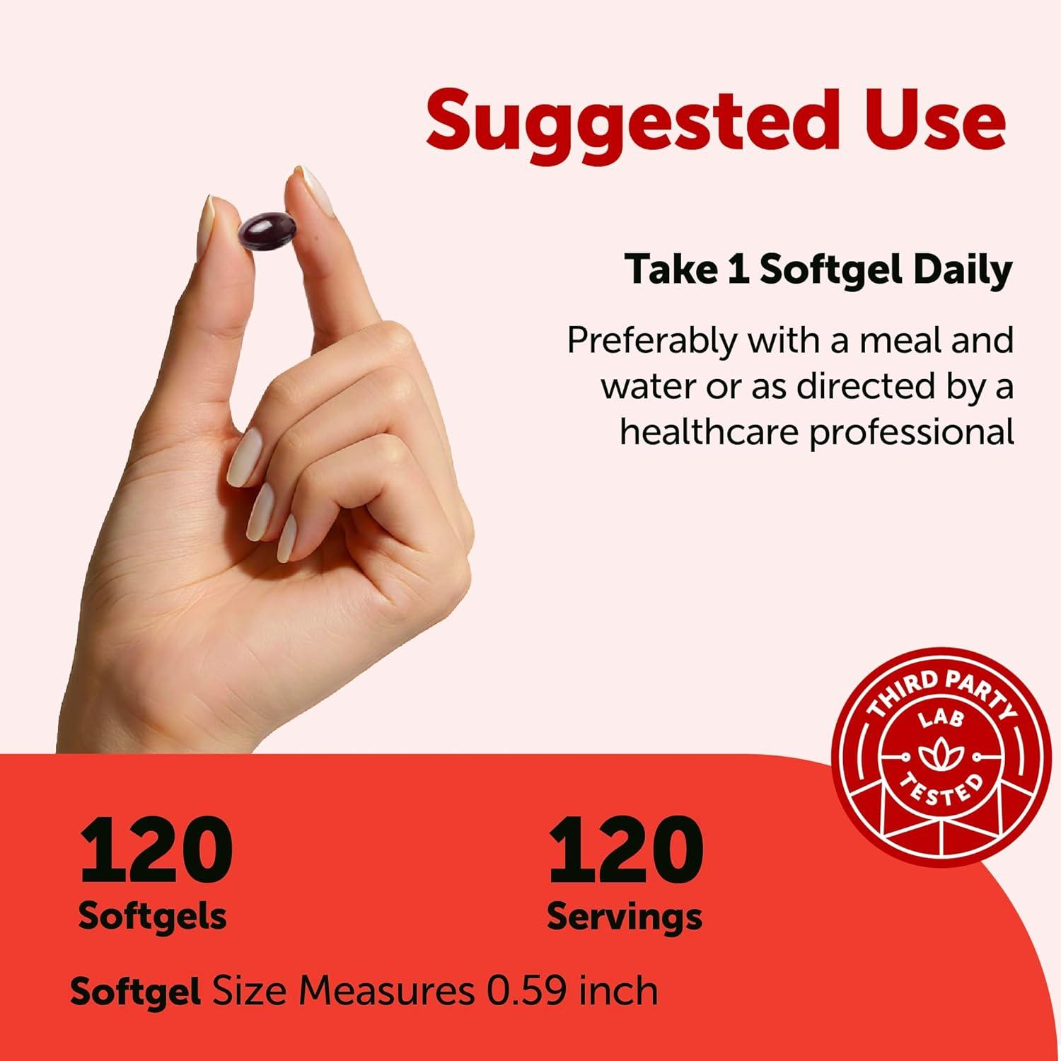 image:imageMicro Ingredients Astaxanthin 12mg with MCT Oil 45 Softgels Premium Astaxanthin Antioxidant Supplements Fresh Microalgae Source Triple Strength NonGMO Gluten Free No Soy120 Count Pack of 1