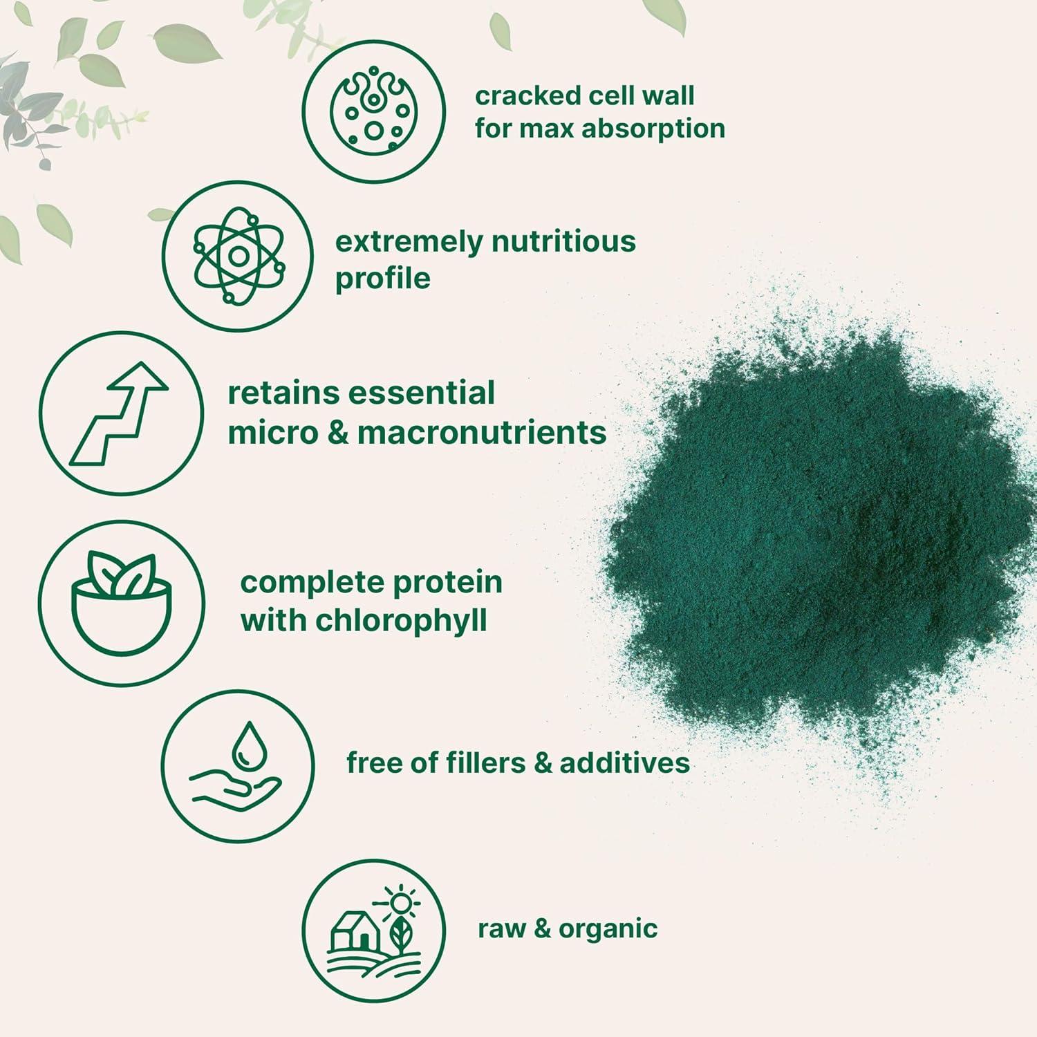 image:imageMicro Ingredients Organic Chlorella Powder 20 Ounces Broken Cell Wall for Complete Absorption Raw Superfood Supplement Rich in Protein amp Vitamins NonGMO Vegan NonIrradiated