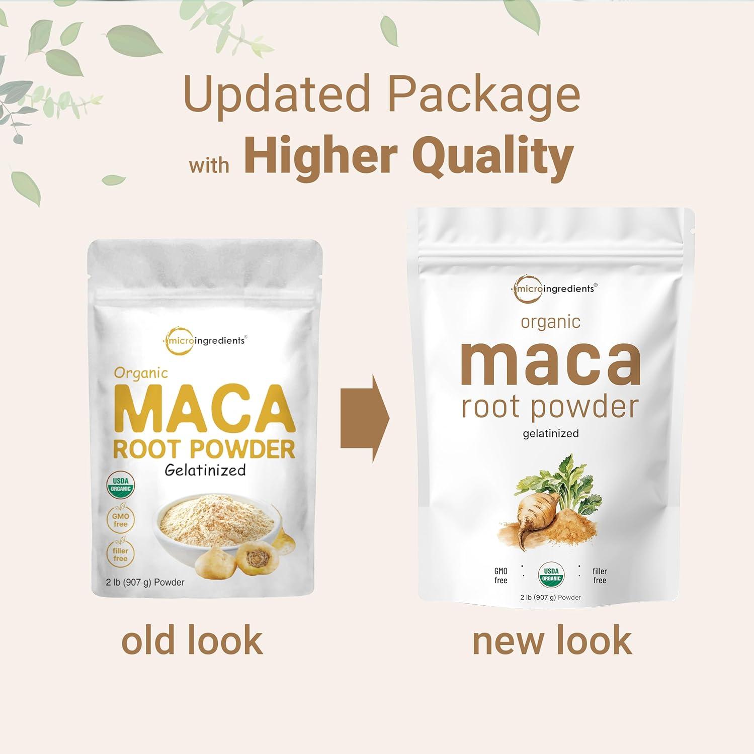 image:imageMicro Ingredients Organic Maca Root Powder 2 Pound Gelatinized for Better Absorption Rich in Antioxidants No GMOs Vegan Friendly and Peru Origin