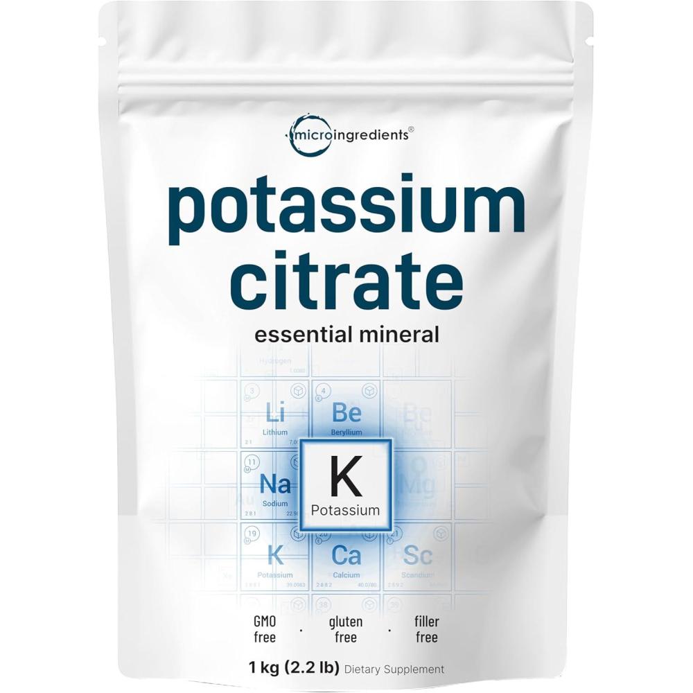 image:imageUS Origin Potassium Citrate Powder 1 KG 35 Ounce Essential Hydration Electrolyte Supplement Vegan Friendly