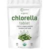 image:imageOrganic Chlorella Tablets 500mg Per Tablet 720 Tabs 360 Grams 4 Months Supply Broken Cell Wall Rich in Vegan Protein amp Vitamins No Filler No Additives amp NonGMO  Pure Green Algae Superfood