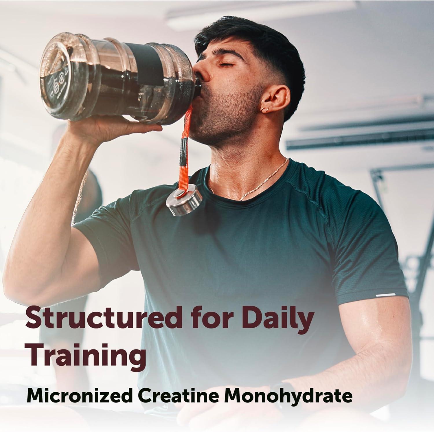 image:imageMicro Ingredients Creatine Monohydrate Powder 1 kg 22 Lbs 5000mg Per Serv Micronized Creatine Powder Unflavored No Filler Keto amp Vegan Easy Dissolve Pre Workout for Women amp Men11 Pound Pack of 1