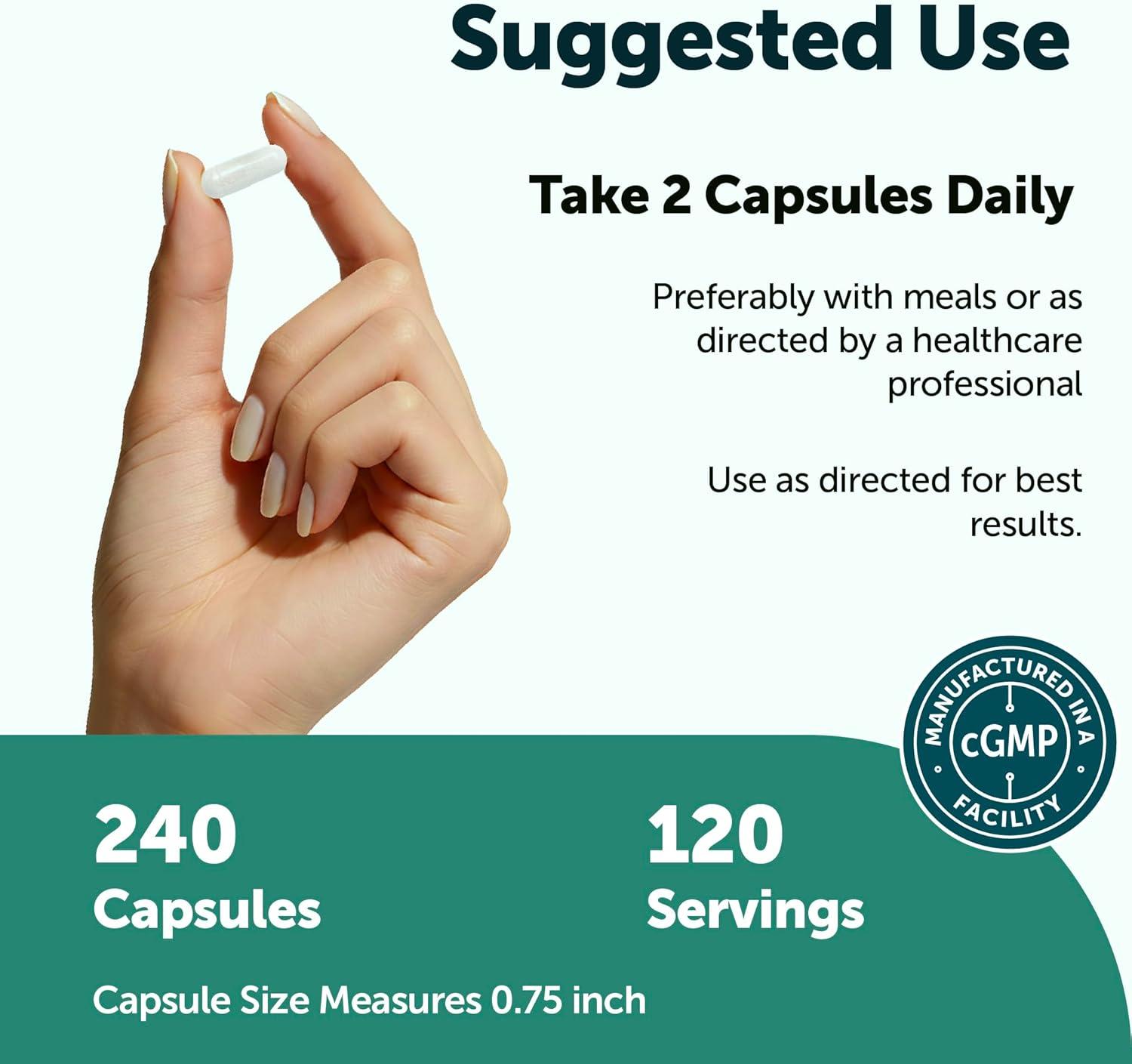 image:imageMicro Ingredients LTyrosine 1000 mg Per Serving 240 Capsules Amino Acid Supplement NonGMO