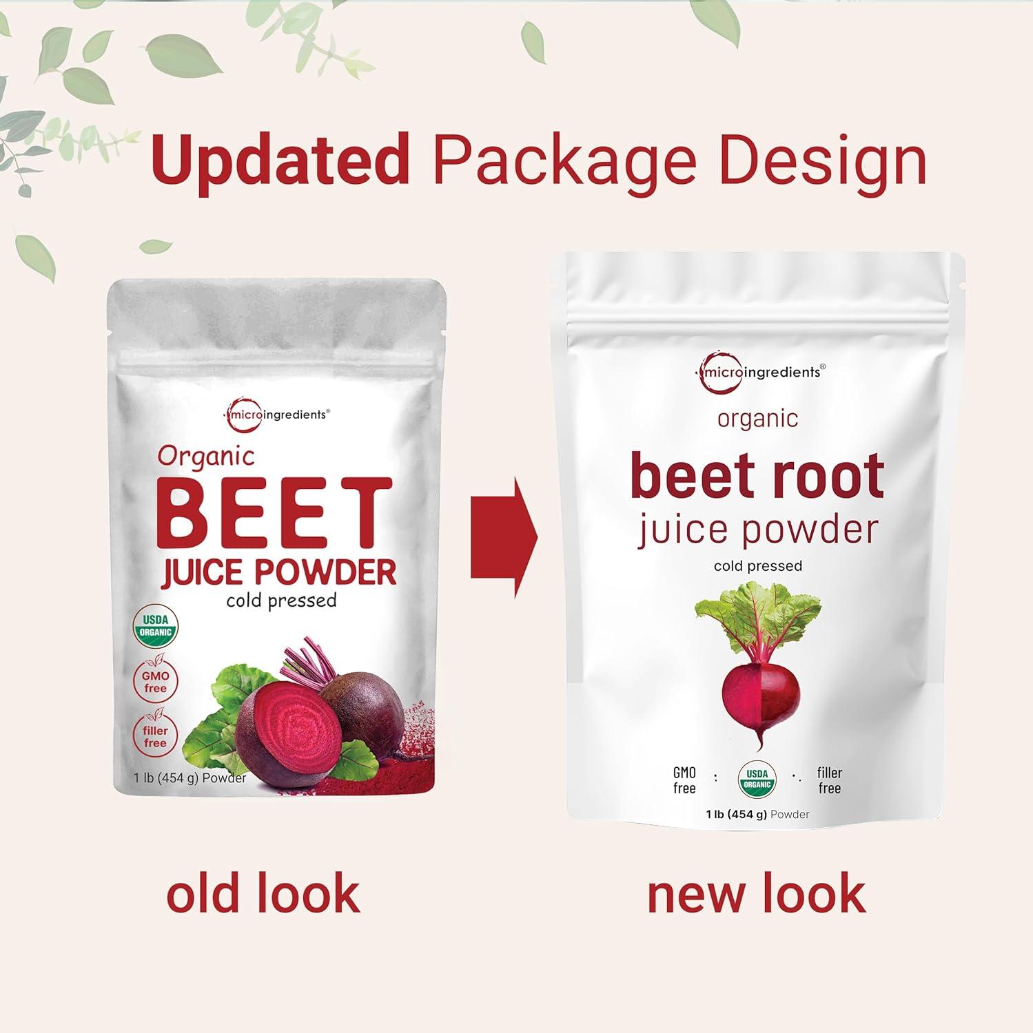 image:imageMicro Ingredients Organic Beet Root Juice Powder 1 Pound Cold Pressed Water Soluble High Concentrated Raw Beet Supplement Superfood Drink Mix NonGMO Vegan Friendly Plant Based