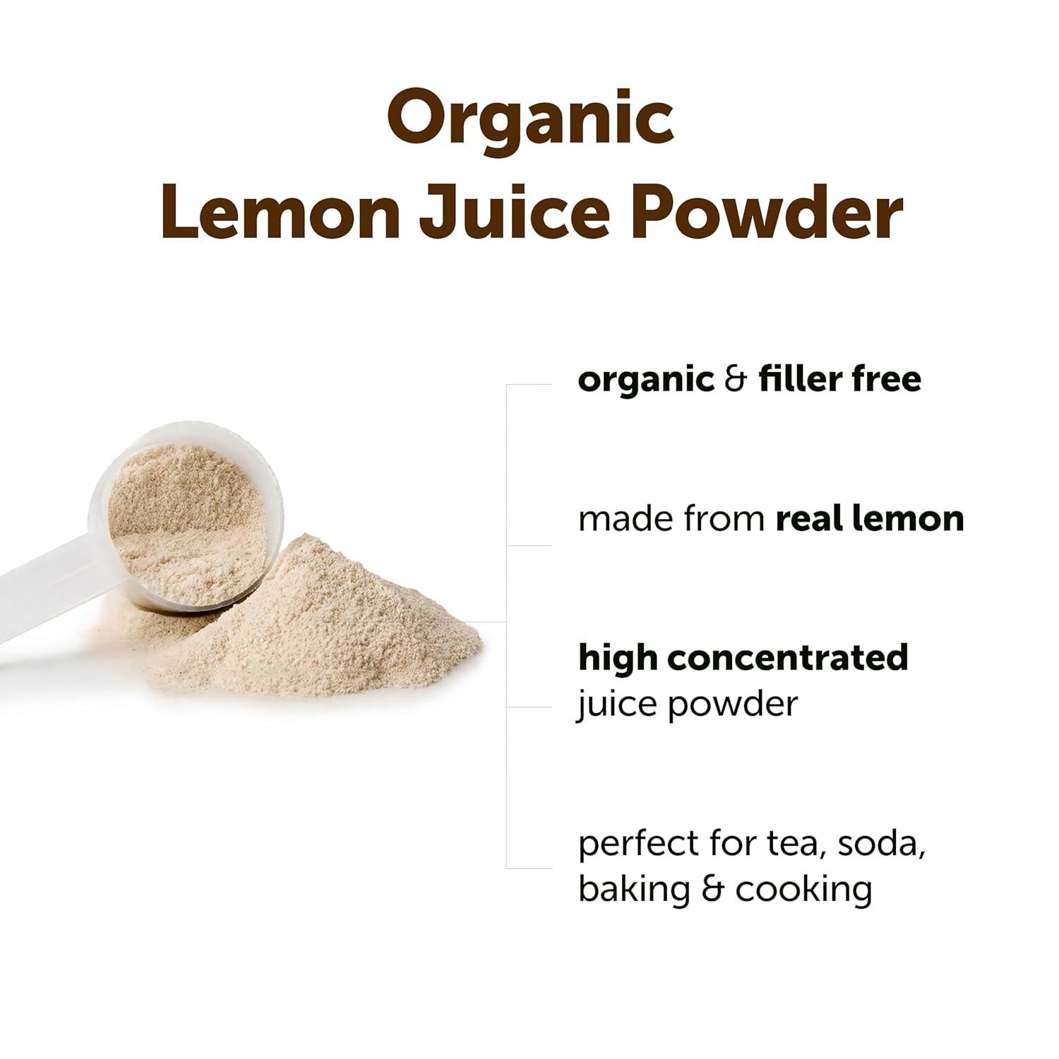 image:imageMicro Ingredients Organic Lemon Juice Powder 2 Pack ColdPressed Lemon Source Natural Vitamin C No Sugar or Additives Great for Drinks Smoothies amp Beverages NonGMO Vegan Friendly10 Ounce Pack of 1