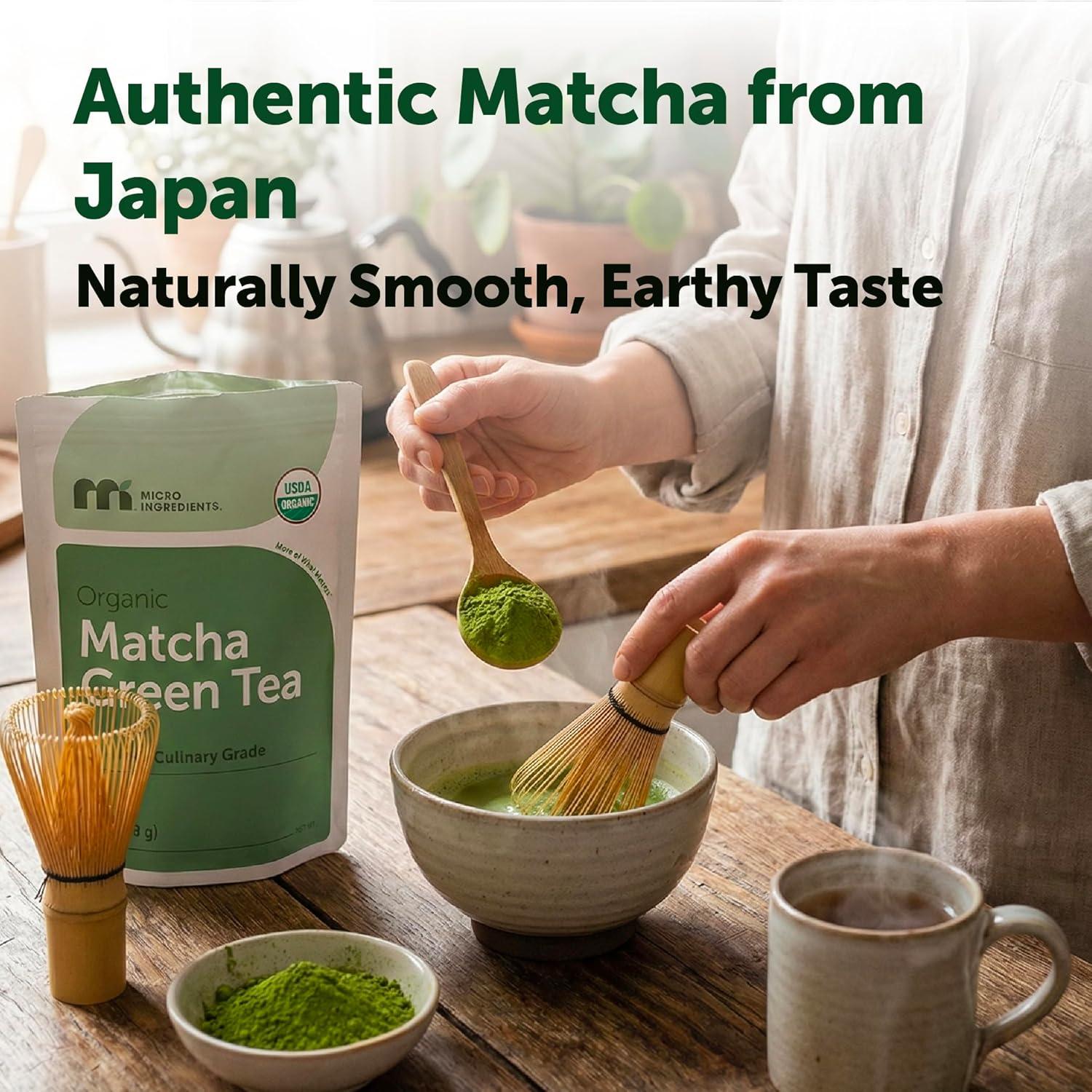 image:imageMicro Ingredients Organic Matcha Green Tea Powder 2 lb First Harvest Culinary Grade from Japan 100 Pure amp Unflavored Great for Tea Latte amp Smoothies NonGMO 0 Calories EcoFriendly Packaging16 Ounce Pack of 1