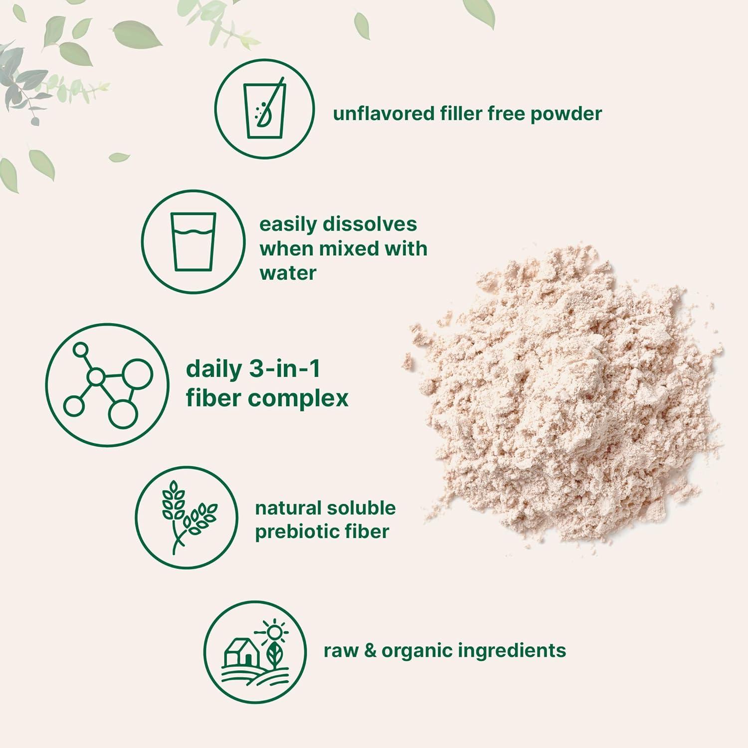 image:imageMicro Ingredients Organic Triple Fiber Powder 2lb Natural Prebiotic to Support Digestive amp Gut Health Soluble Easily Digestible Unflavored Vegan
