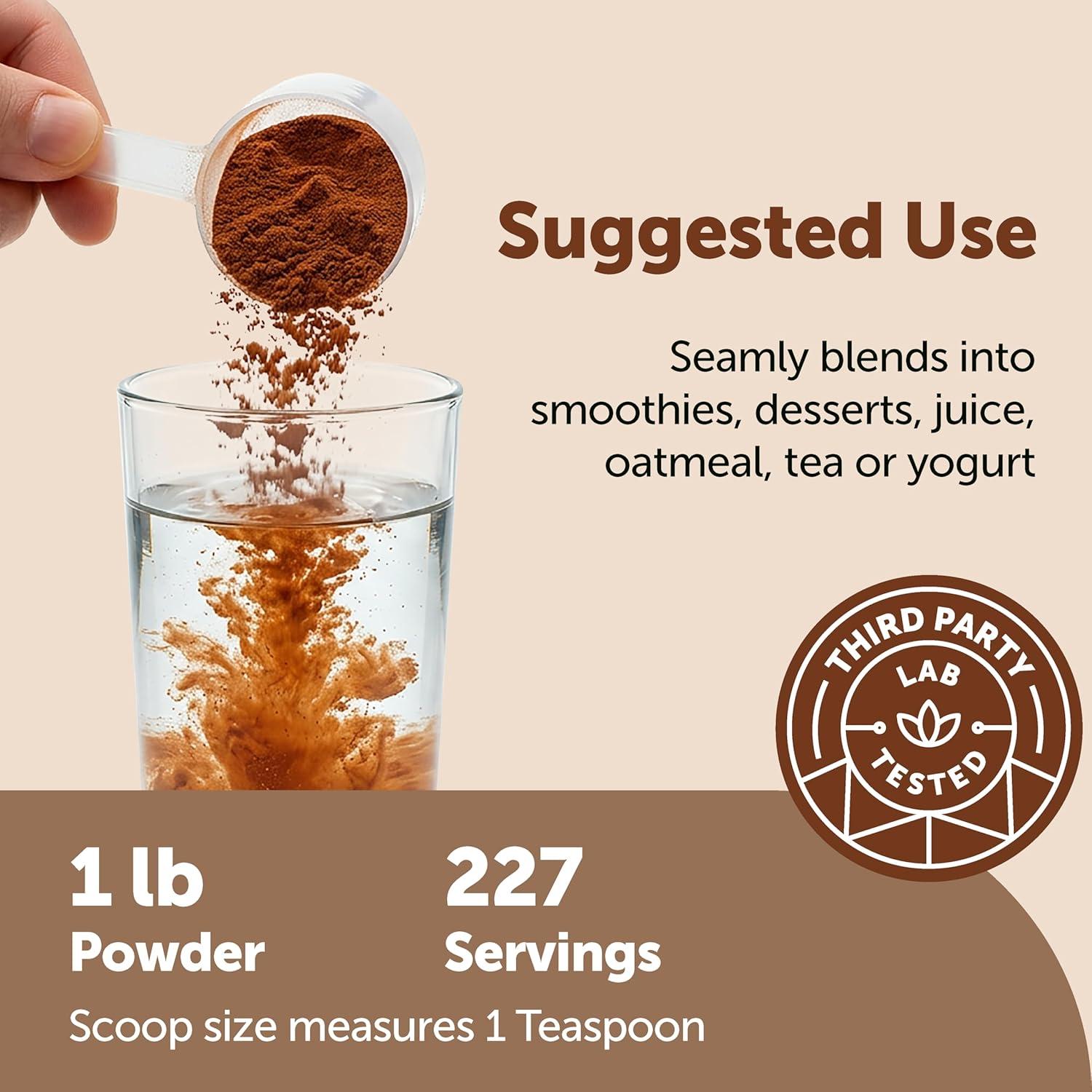 image:imageOrganic Ceylon Cinnamon Powder 2 lb Premium Sri Lanka Source Sweet amp Earthy Flavor Great for Baking Cooking amp Drinks Additive Free NonGMO Bulk Supply1 Pound Pack of 1