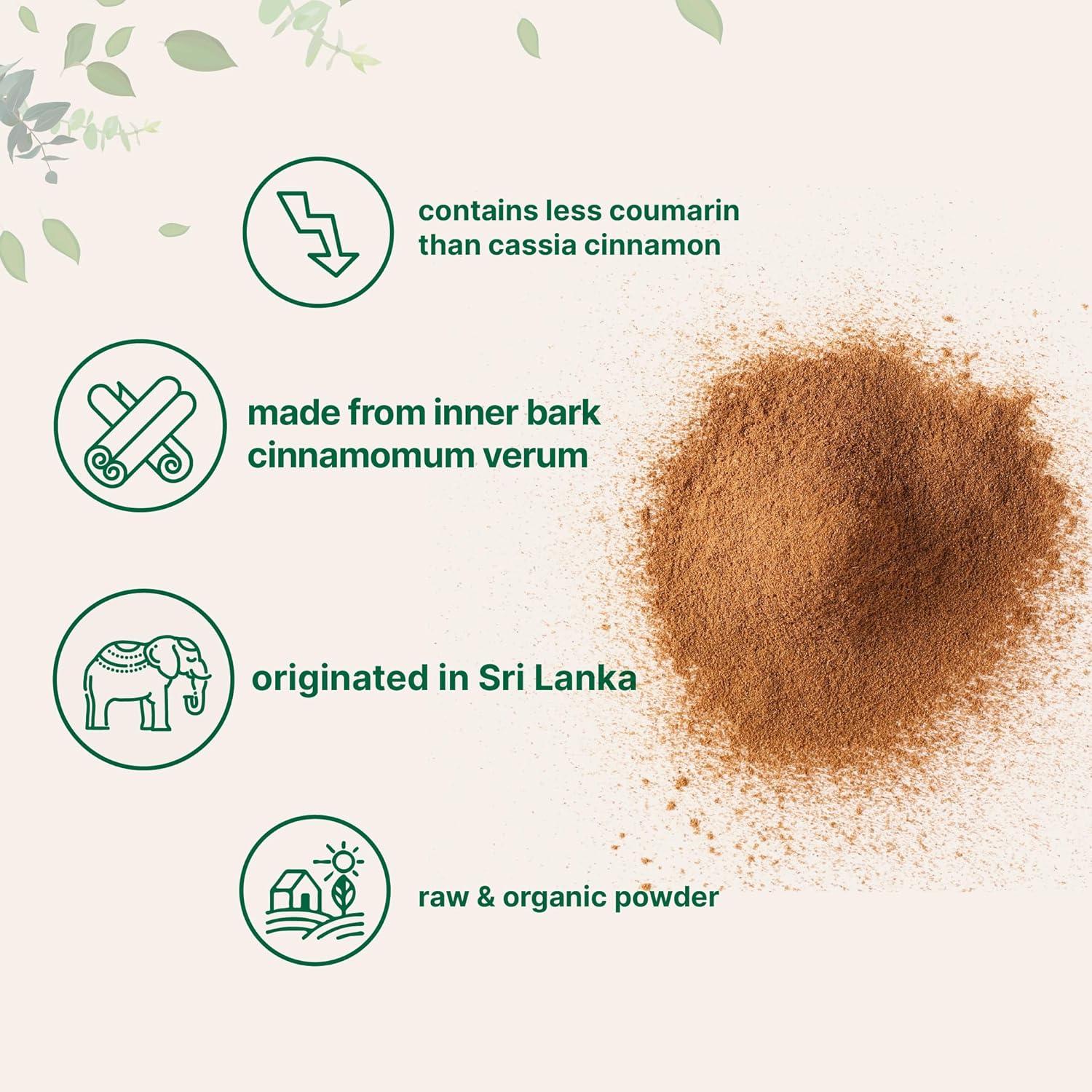 image:imageOrganic Ceylon Cinnamon Powder 2 lb Premium Sri Lanka Source Sweet amp Earthy Flavor Great for Baking Cooking amp Drinks Additive Free NonGMO Bulk Supply2 Pound Pack of 1