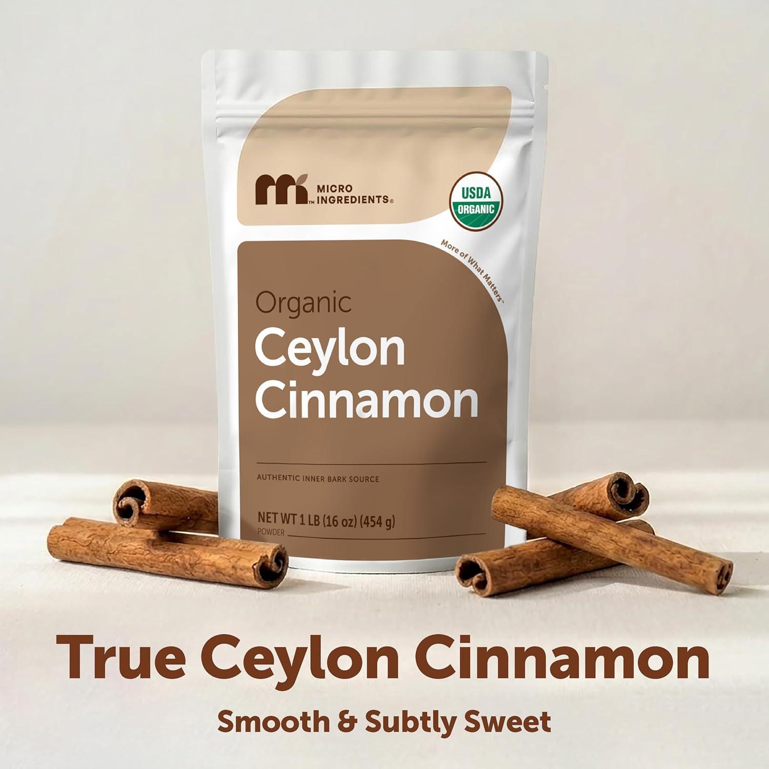 image:imageOrganic Ceylon Cinnamon Powder 2 lb Premium Sri Lanka Source Sweet amp Earthy Flavor Great for Baking Cooking amp Drinks Additive Free NonGMO Bulk Supply1 Pound Pack of 1