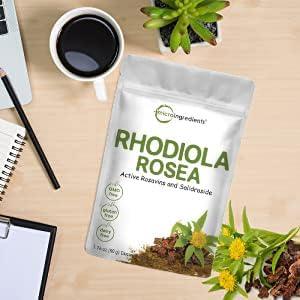 image:imageRhodiola Rosea Root Extract 50g Powder Adaptogenic Herb Based Supplement with Active Rosavins amp Salidrosides Supports Energy amp Relaxation No GMOs Filler Free