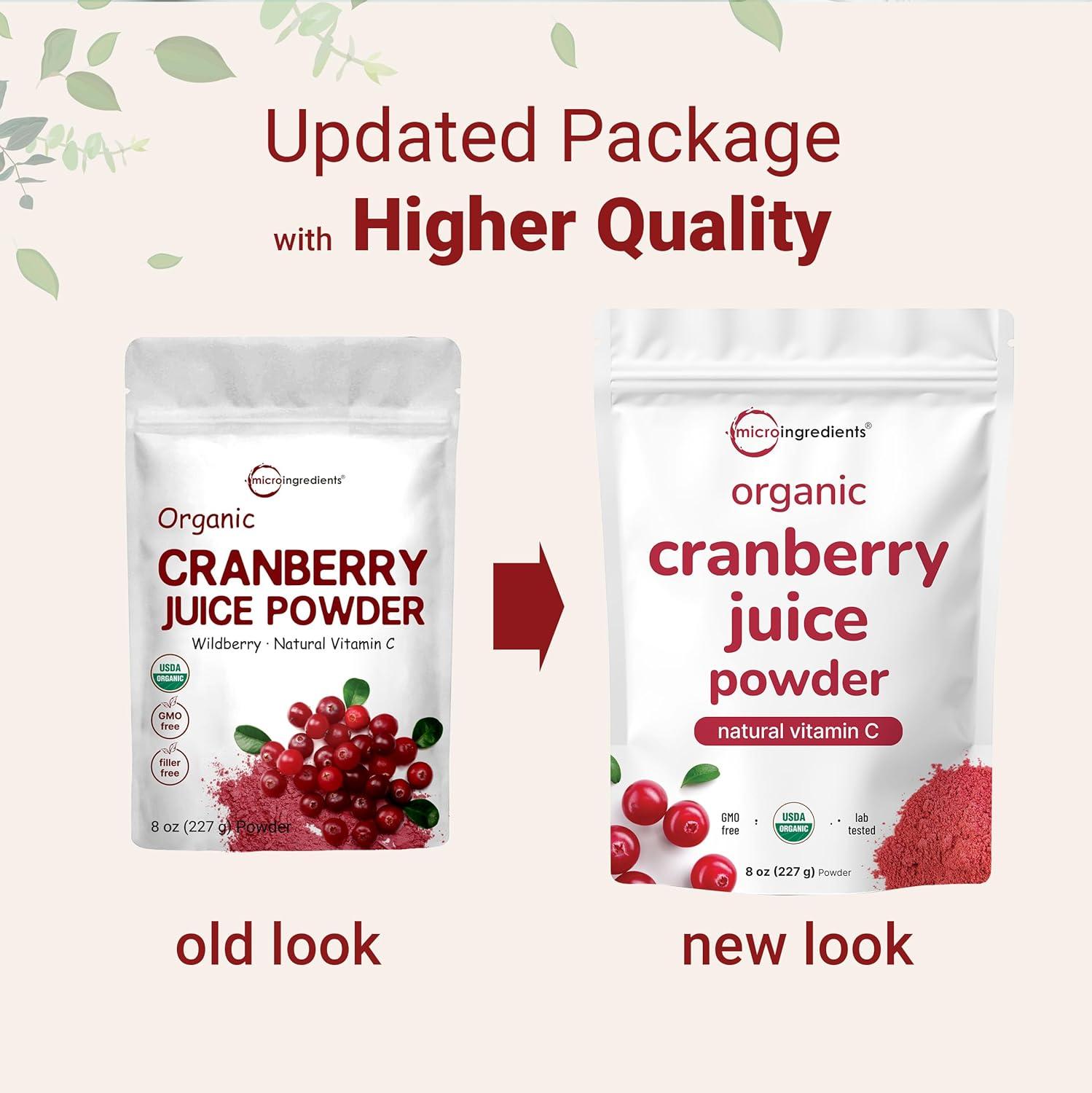 image:imageSustainably US Grown Organic Cranberry Juice Powder Wild Cranberry Supplements Cold Pressed 8 Ounce Supports Urinary Tract Cleanse amp Prostate Health Filler Free Water Soluble Pet Friendly
