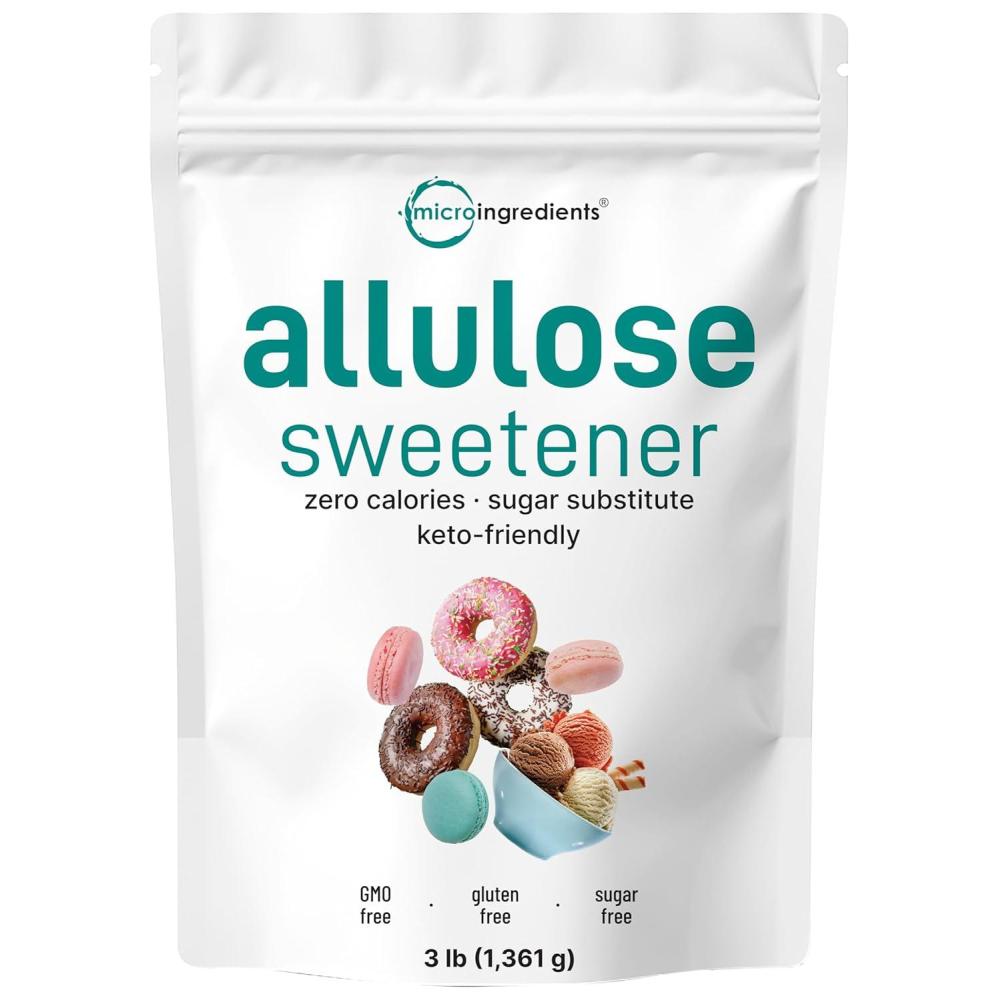 image:imageAllulose Sweetener 3 Pounds 48 Ounces Zero Calorie Plant Based Sugar Alternative No After Taste Best for Coffee Drinks Tea Cooking and Baking Keto Diet and Vegan Friendly48 Ounces Pack of 1