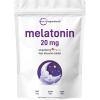 image:imageMicro Ingredients Melatonin 20mg 400 Tablets  Strawberry Flavor  Fast Dissolve  100 Drug Free  Vegetarian Friendly  NonGMO No Gluten Sugar Free