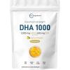 image:imageOmega 3 Fish Oil DHA Supplements 1000mg with EPA 500mg 200 Softgels  Lemon Flavored Burpless Enteric Coated  Deep Sea Fresh Fish Wild Caught from Norwegian Waters  Mercury Free