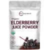 image:imageOrganic Elderberry Juice Powder 4oz  100 Natural Fruit Powder  Cold Pressed European Elderberries  No Sugar amp Additives  Great Flavor for Drinks Smoothie amp Beverages  NonGMO amp Vegan