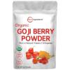 image:imageOrganic Goji Powder 16 Ounces  100 Natural Fruit Source  FreezeDried Berries  Sulfate amp Additive Free  Great Flavor for Drinks Snacks amp Beverages  NonGMO amp Vegan