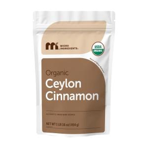 Organic Ceylon Cinnamon Powder, 2 lb | Premium Sri Lanka Source | Sweet & Earthy Flavor | Great for Baking, Cooking & Drinks | Additive Free, Non-GMO, Bulk Supply(1 Pound (Pack of 1))