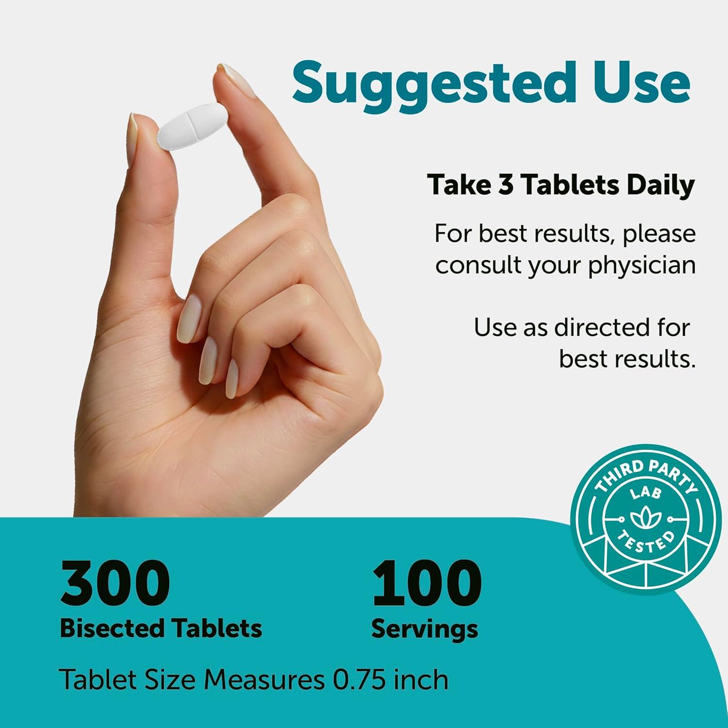 image:imageMicro Ingredients Glucosamine Chondroitin MSM and Turmeric Supplement 300 Bisected Tablets 1500 mg Glucosamine Per Serving 7in1 with Boswellia Hyaluronic Acid amp Collagen Complex