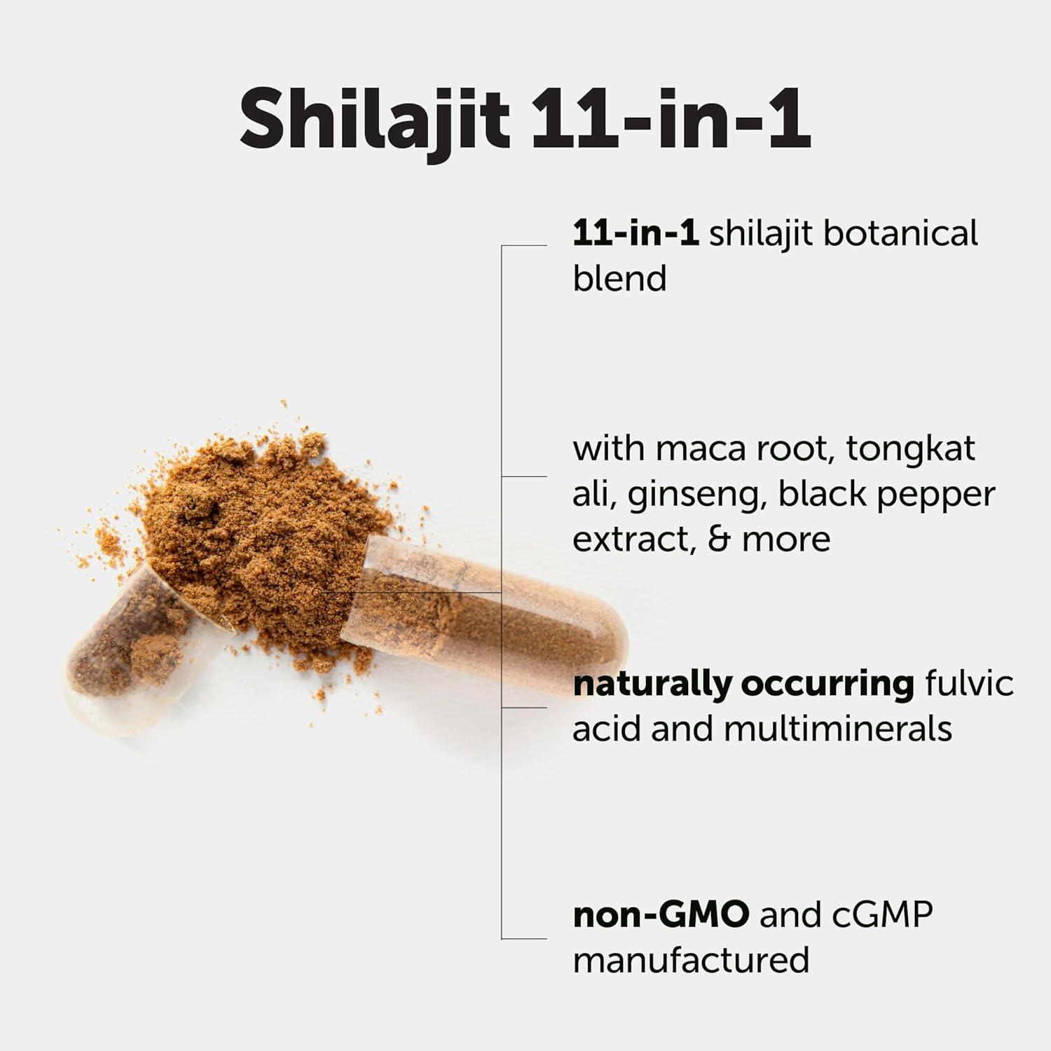 image:imageMicro Ingredients Shilajit 11in1 Complex for Men amp Women 240 Capsules High Potency Shilajit Extract with Naturally Occurring Fulvic Acid Maca Root Tongkat Ali Ginseng Black Pepper amp More