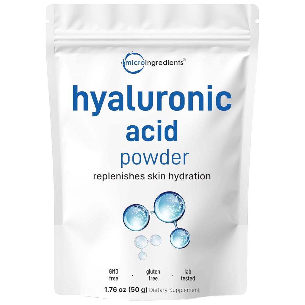 image:imageHyaluronic Acid Serum Powder 100 Grams Low Molecular Weight Cosmetics Grade Skin Hydration and Moisture Support Supplements Vegan Water Soluble Within 2 Hours176 Ounce Pack of 1