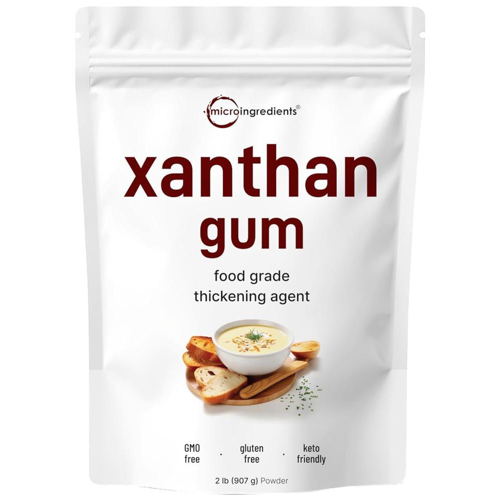 image:imageMicro Ingredients Xanthan Gum Powder 2lb 32oz Premium Quality for Keto amp GlutenFree Baking Unflavored Thickening Agent for Cooking NonGMO Vegan Friendly