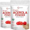 image:image2 Pack of Pure USDA Organic Acerola Cherry Powder Natural and Organic Vitamin C for Immune System 8 Ounce No GMO No Gluten Brazil Origin