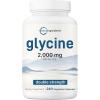 image:imageGlycine 2000mg Per Serving 240 Veggie Capsules  Free Form  Double Strength Amino Acids  Restful Sleep and Neurotransmitter Support Supplements  NonGMO Gluten Free