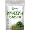 image:imageSustainably US Grown Organic Spinach Powder 1 Pound Freeze Dried from Whole Leaf Rich in Beneficial Thylakoids and Chlorophyll Contains Multivitamins NonGMO Vegan Friendly