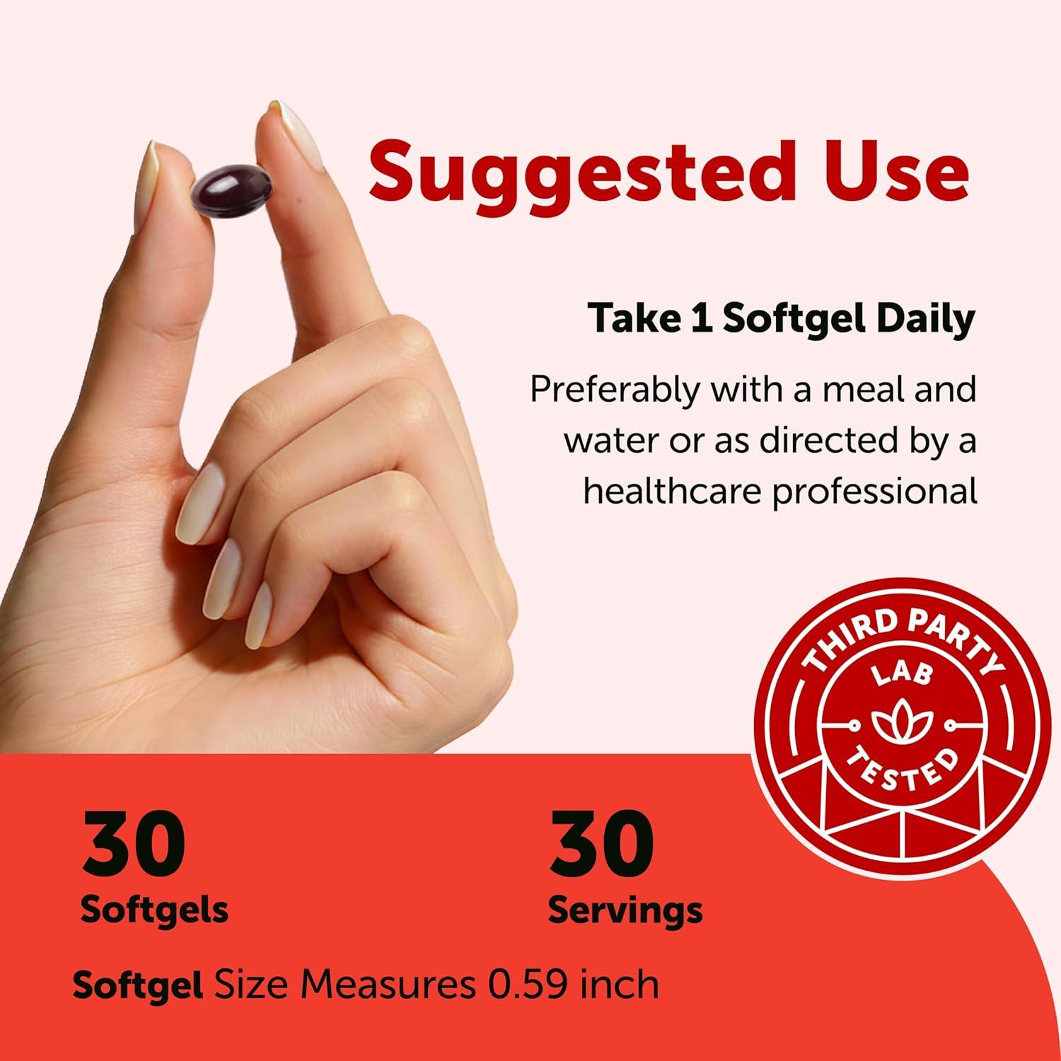 image:imageMicro Ingredients Astaxanthin 24mg with MCT Oil 30 Softgels Max Strength Astaxanthin Antioxidant Supplements Fresh Microalgae Source NonGMO Gluten Free No Soy30 Count Pack of 1