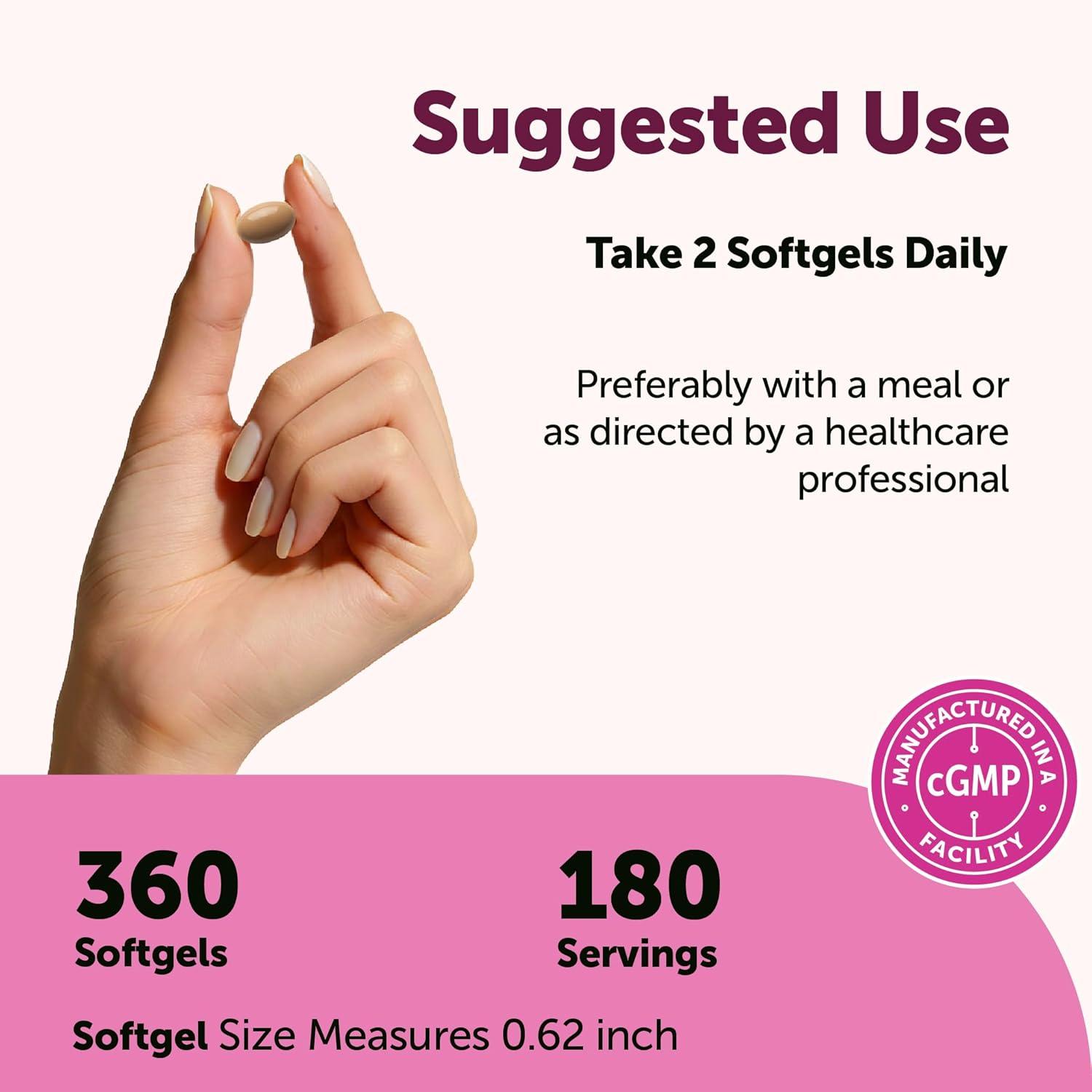 image:imageMicro Ingredients Fenugreek with Sunflower Lecithin 360 Softgels 6 Month Supply Fenugreek Seed Extract for Breastfeeding amp Lactation Support Made with Coconut Oil NonGMO