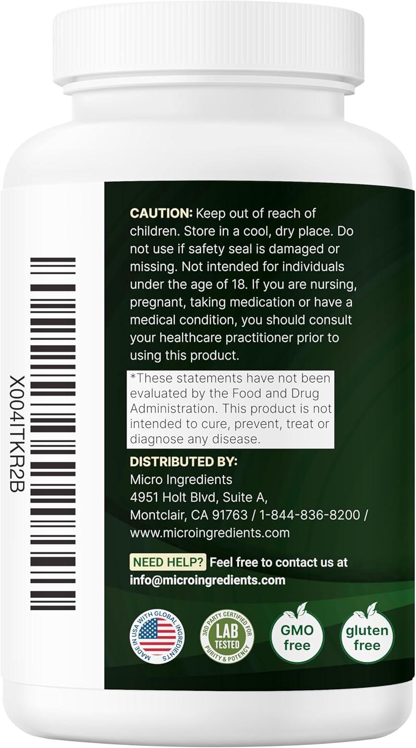 image:imageMicro Ingredients NAD 500mg with Resveratrol 240 Veggie Capsules 2in1 NAD Supplement for Women amp Men NMN Pathway Alternative NonGMO Gluten Free