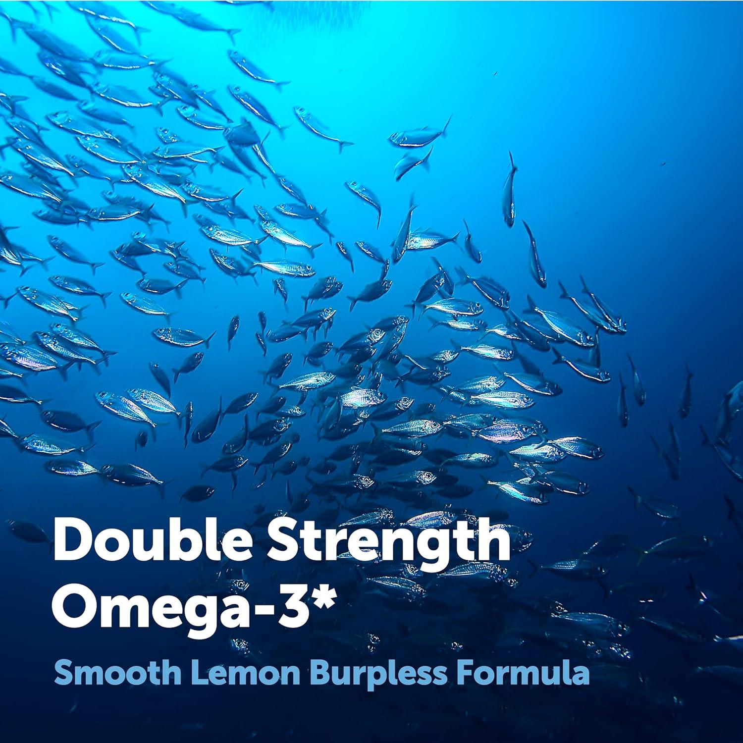 image:imageMicro Ingredients Omega 3 Fish Oil Supplements 3000mg Per Serving 240 Softgels Lemon Flavored Burpless EPA 540mg DHA 360mg Deep Sea Fish120 Count Pack of 1