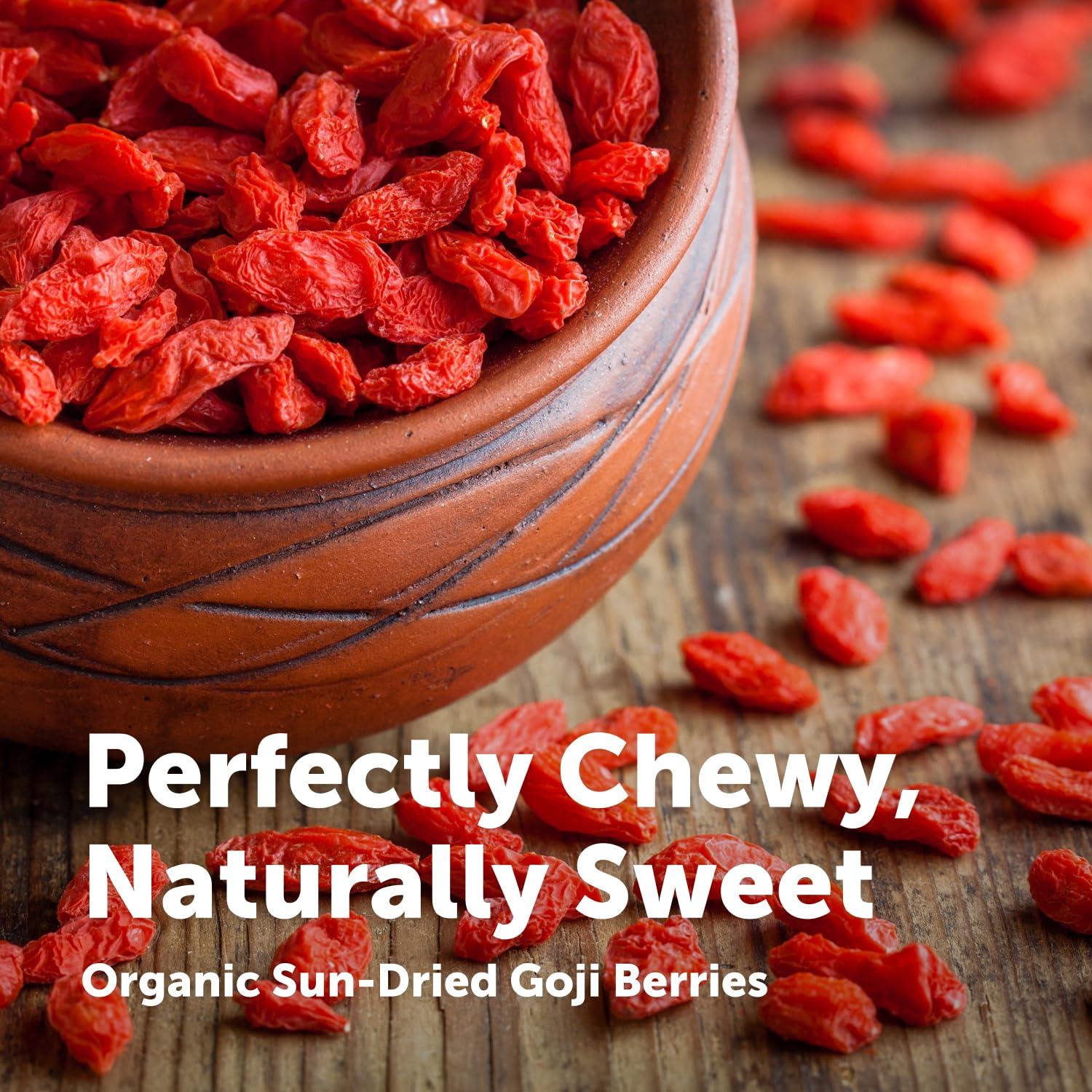 image:imageMicro Ingredients Organic Goji Berries 1lb 16oz Large Whole SunDried Berries Raw Superfood Wolfberries Natural Flavor for Trail Mix Juice amp Tea Sulfate Free Vegan Friendly NonGMO16 Ounce Pack of 1
