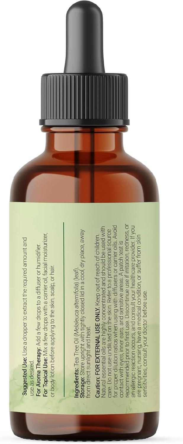 image:imageMicro Ingredients Pure Tea Tree Essential Oil 8 fl oz Premium Grade Liquid Drops DIY for Natural Aromatherapy Soap Diffuser Candles Body amp Scalp Massages Purifying amp Refreshing Aroma