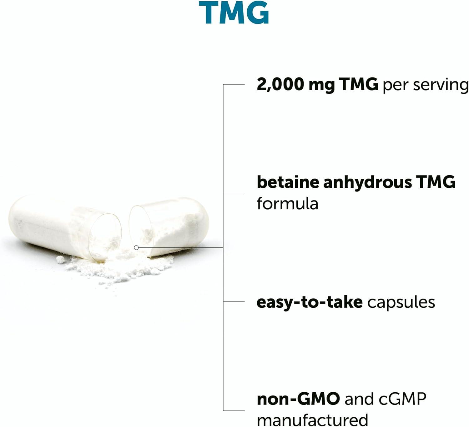 image:imageMicro Ingredients TMG 2000mg 240 Capsules Double Strength Betaine Anhydrous Trimethylglycine NonGMO Gluten Free