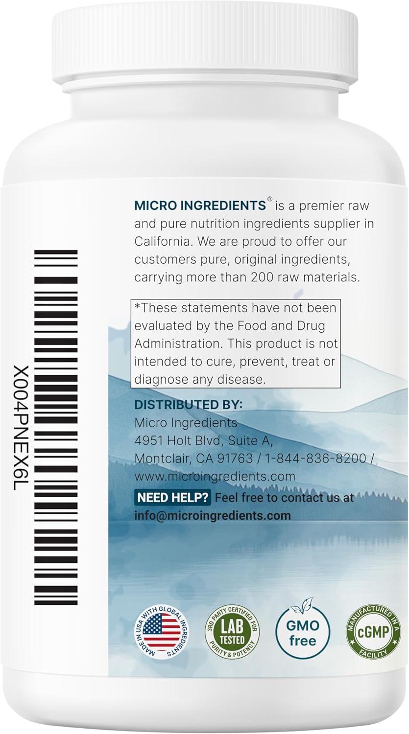 image:imageTriple Strength Magnesium Glycinate 1500mg Per Serving 240 Capsules 500mg Per Capsule Easily Absorbed Chelated Magnesium Elemental Form Healthy Muscle Bones amp Mood Support NonGMO