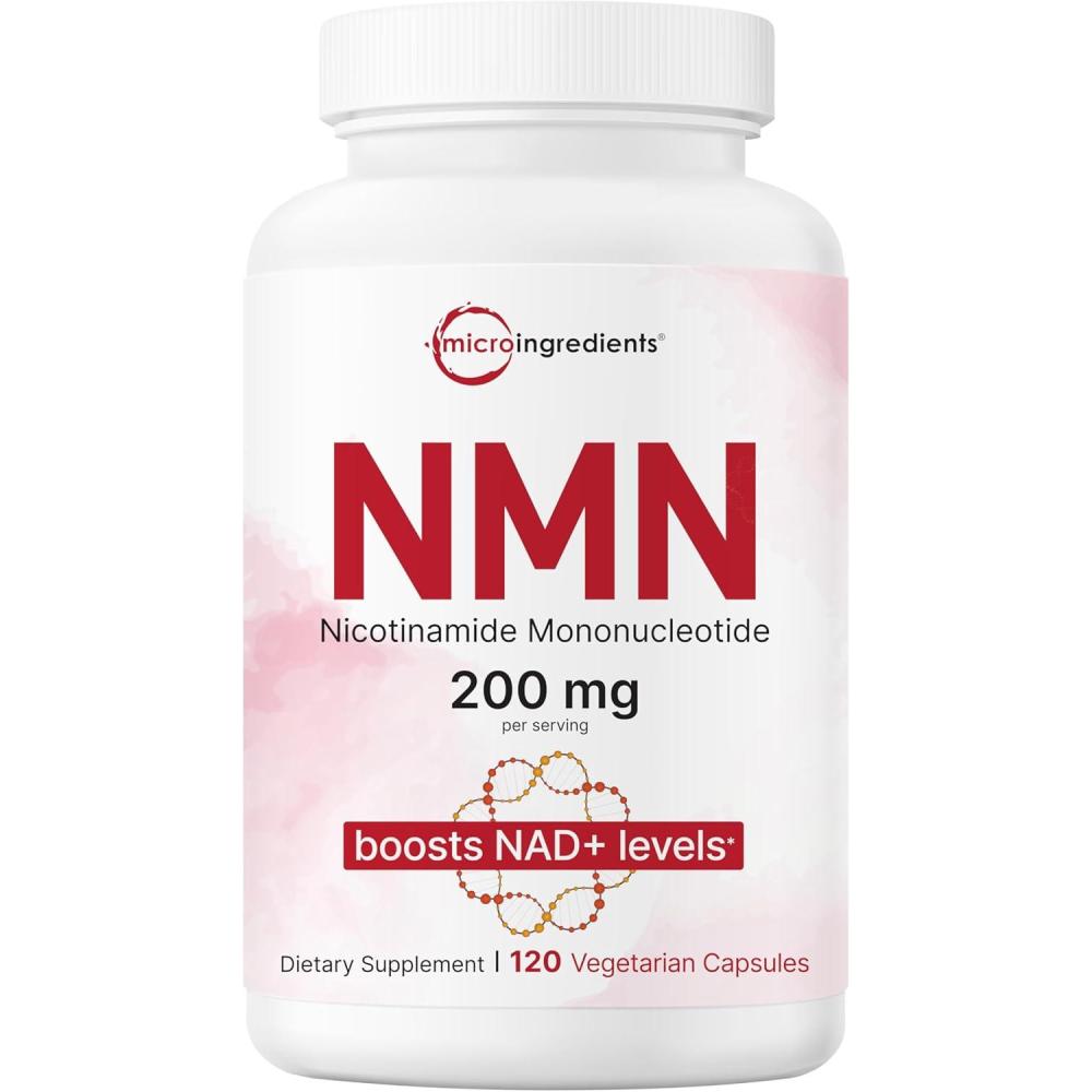 image:imageMicro Ingredients NMN 200mg Per Serving  120 Veggie Capsules  60 Servings  Easily Absorbed Nicotinamide Mononucleotide Form  NAD Precursor amp NR Supplement Alternative  NonGMO Vegan