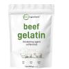 image:imageBeef Gelatin Powder 1lb  Premium Source from GrassFed amp Pasture Raised Beef  Unflavored Thickening Agent for Cooking amp Baking  Natural Protein amp Collagen  NonGMO Gluten Frees16 Ounce Pack of 1