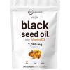 image:imageMicro Ingredients Black Seed Oil with Vitamin D3 1000 IU 240 Softgels  2000 mg Black Seed Oil Per Serving  Nigella Sativa Oil  2in1 Unrefined Seed Oil Formula  NonGMO cGMP Manufactured