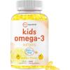 image:imageMicro Ingredients Kids Omega3 Fish Oil 240 Veggie Softgels  Vegan Omega 3 with 200mg DHA  Lemon Flavored  Fish Oil Alternative from Algae Oil  No Fishy Smell or Aftertaste