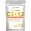 image:imageMicro Ingredients Vitamin D3 1000 IU  K2 MK7 25 mcg 300 Softgels  Virgin Coconut Oil  2in1 Bone Immune amp Heart Support  Easy to Swallow NonGMO
