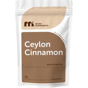 Micro Ingredients Ceylon Cinnamon, 300 Softgels | Cinnamon Supplements with MCT Oil | Non-GMO, Gluten Free