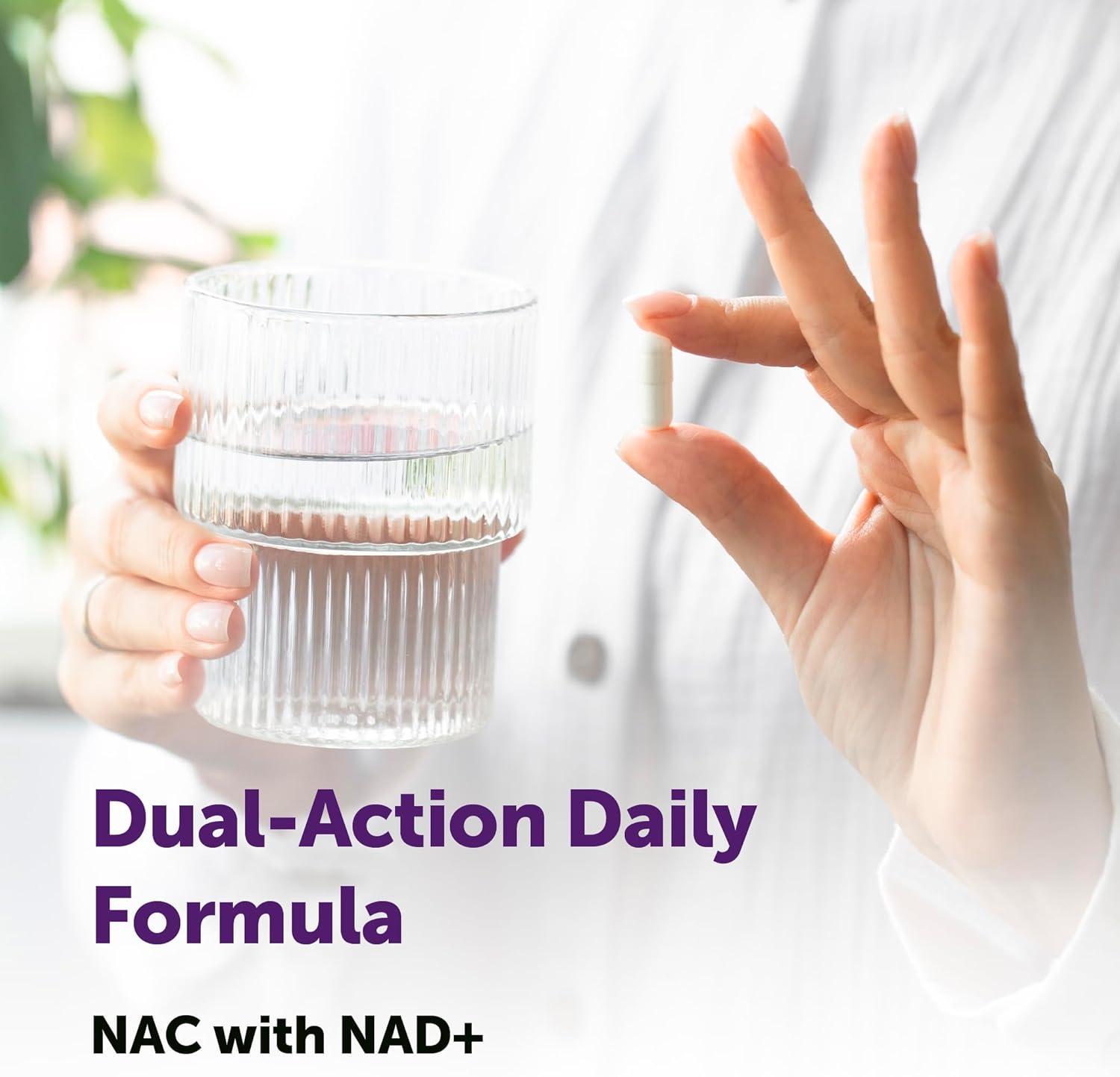 image:imageMicro Ingredients NAC with NAD 600 mg Per Serving 240 Vegetarian Capsules 2in1 NAcetylLCysteine with Nicotinamide Adenine Dinucleotide NonGMO Gluten Free