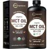 image:imageMCT Oil Organic 32 fl oz 100 Virgin Coconut with C8  C10 Fatty Acids  Great for Coffee or Dressings  Unflavored Keto Vegan